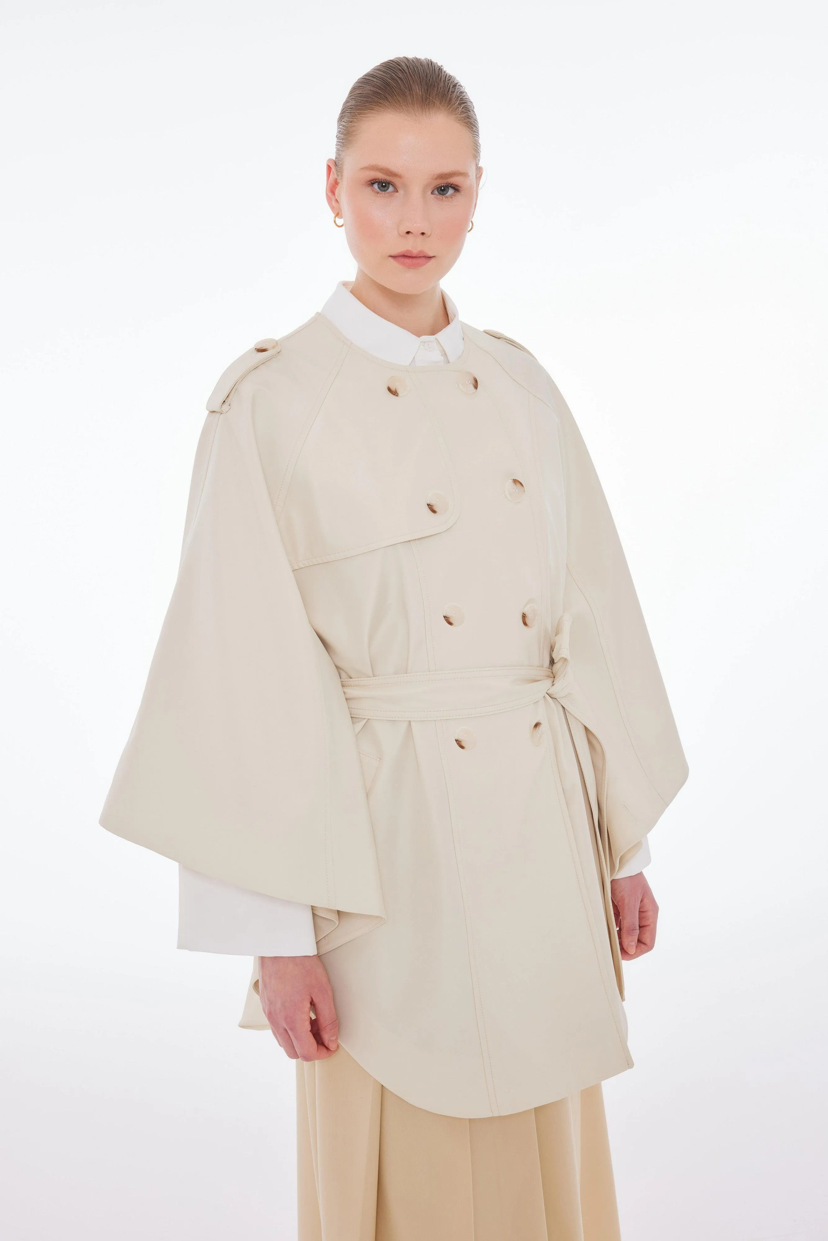 MLNI TRENCH COAT ECRU