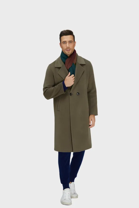 Noble Single-Breasted Merino Blend Coat