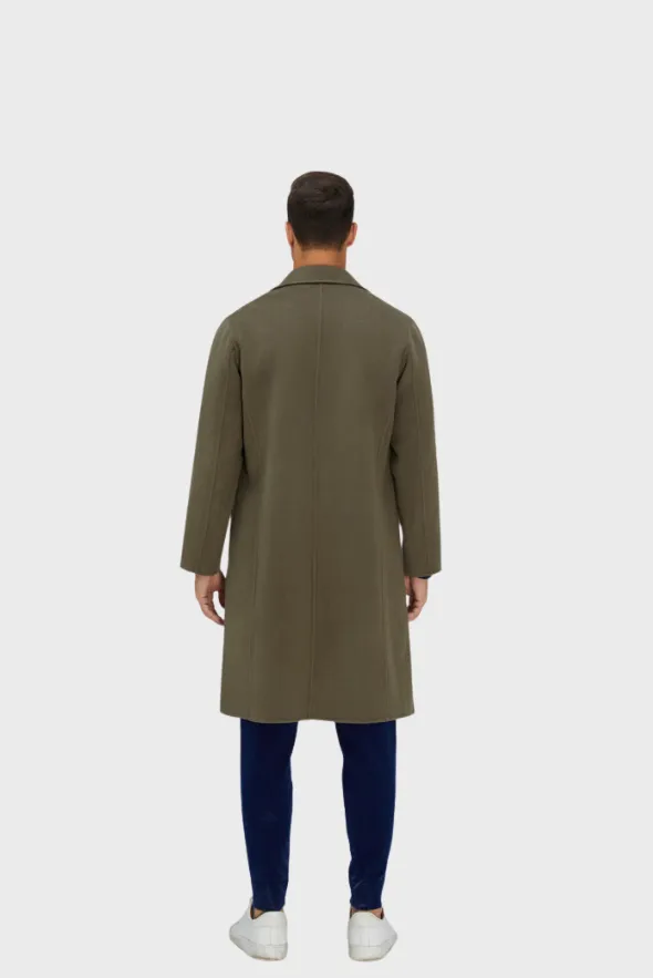 Noble Single-Breasted Merino Blend Coat