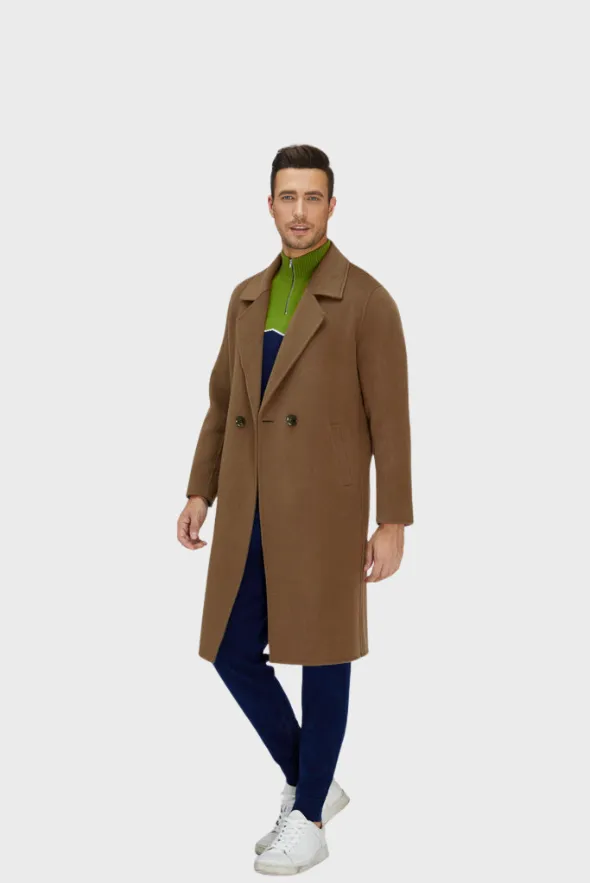 Noble Single-Breasted Merino Blend Coat