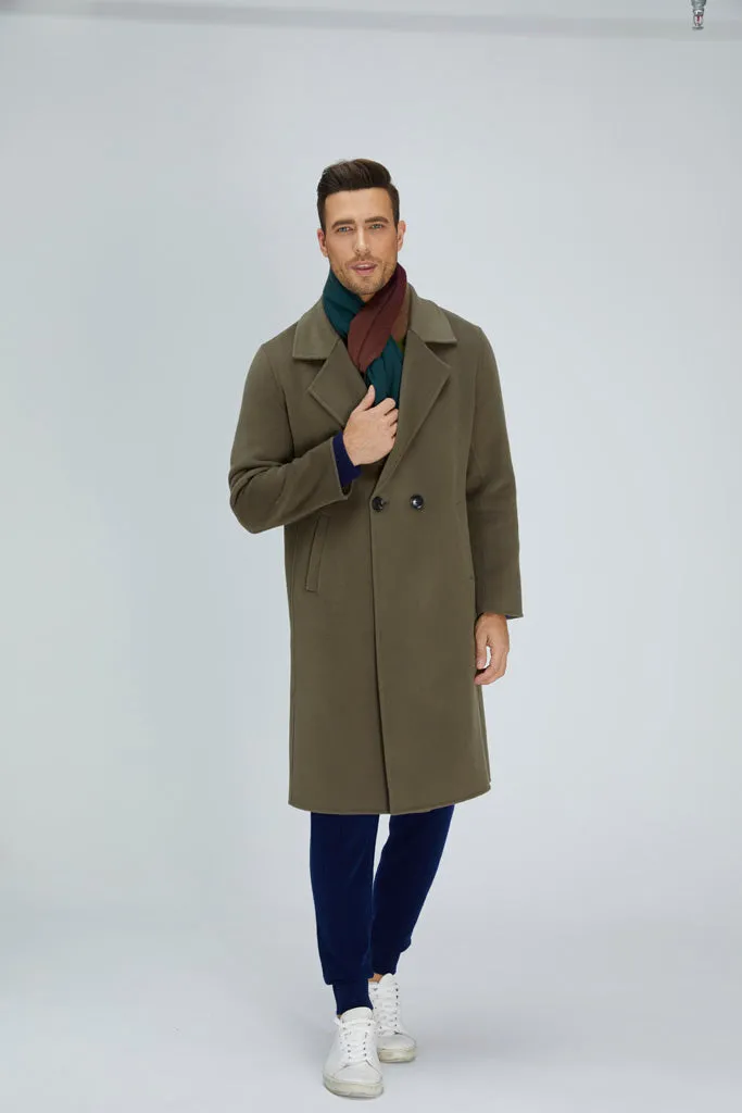 Noble Single-Breasted Merino Blend Coat