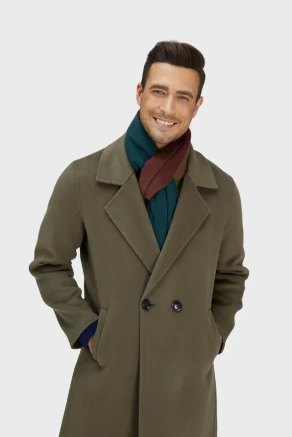 Noble Single-Breasted Merino Blend Coat