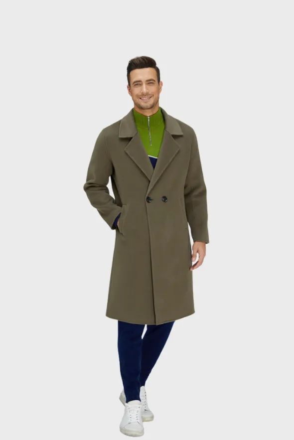 Noble Single-Breasted Merino Blend Coat