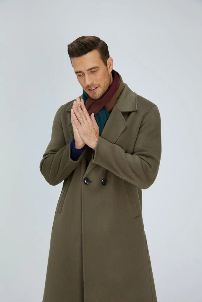 Noble Single-Breasted Merino Blend Coat