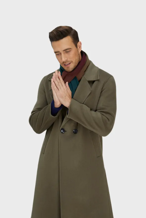 Noble Single-Breasted Merino Blend Coat