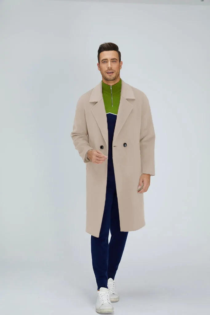 Noble Single-Breasted Merino Blend Coat