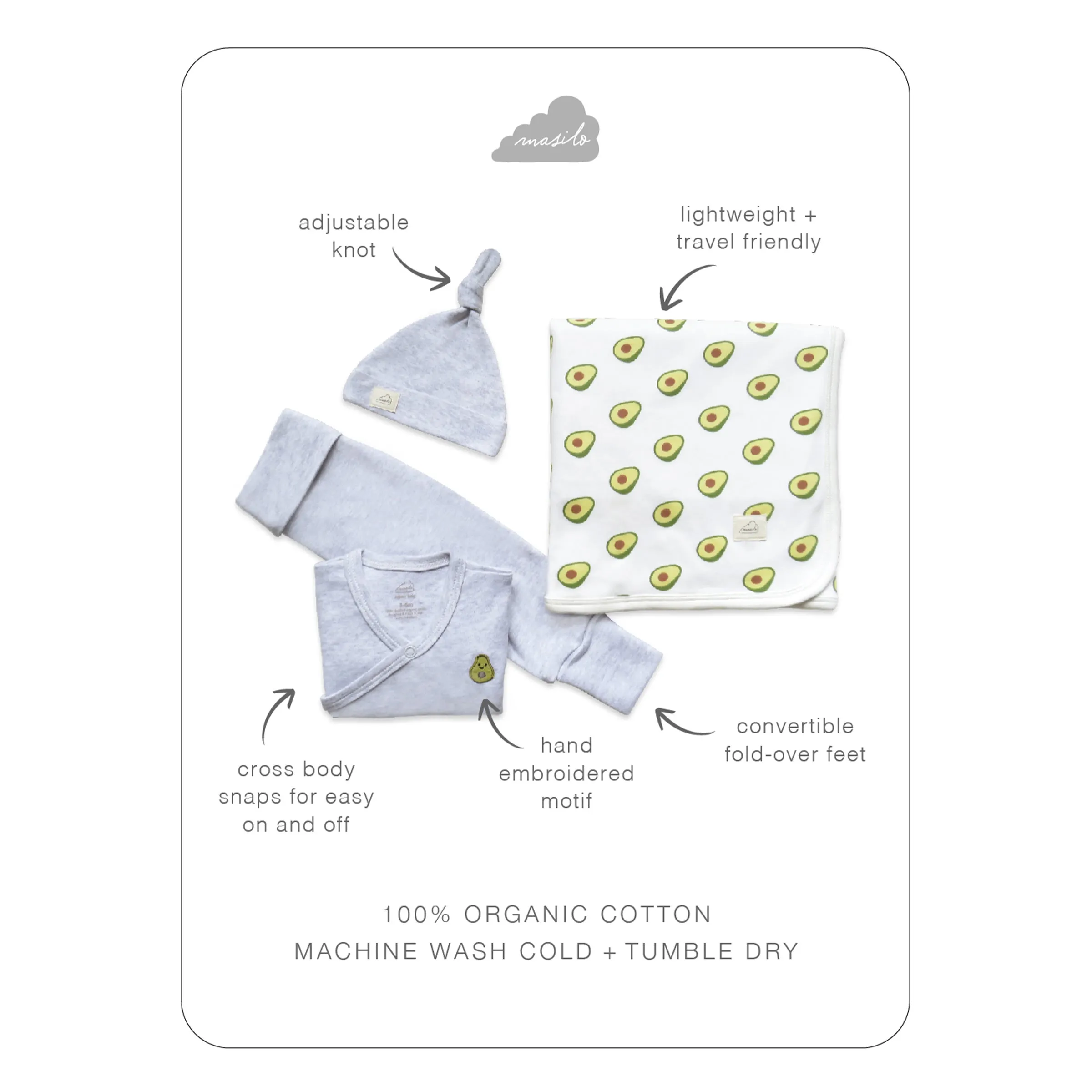 Personalised Welcome Baby! Bundle - Avocuddle Me