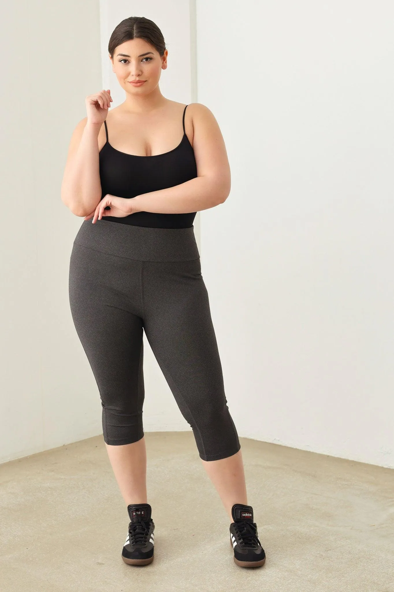 Plus Size Capri Yoga Leggings Pants