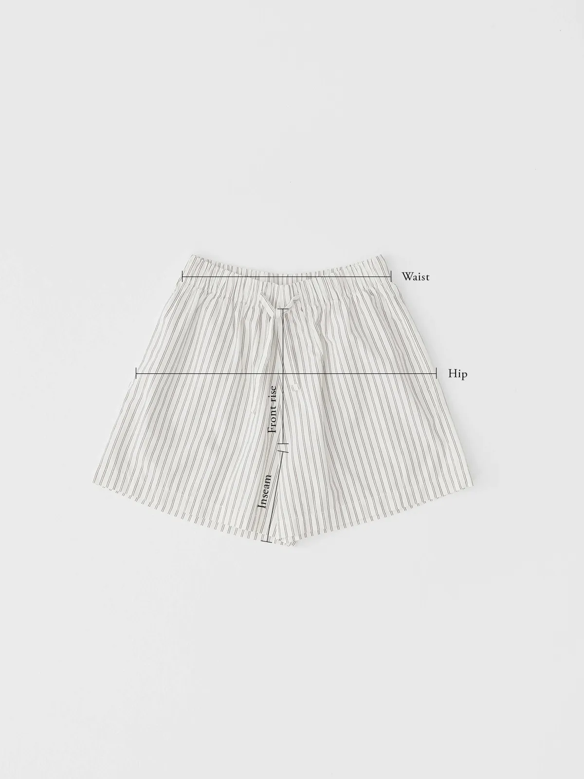 Poplin Pyjamas Shorts in Capri Stripes