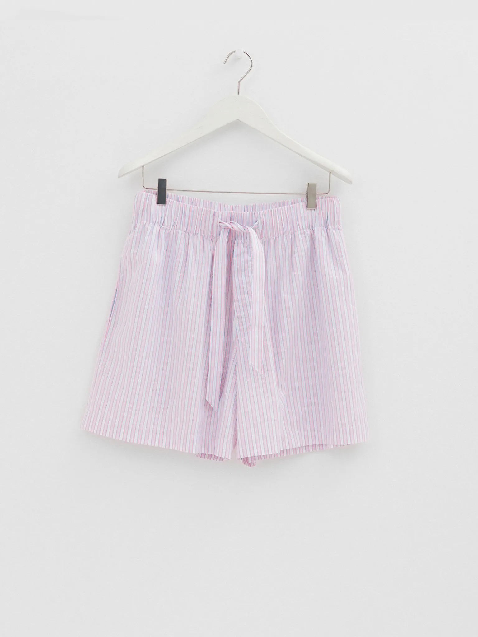 Poplin Pyjamas Shorts in Capri Stripes