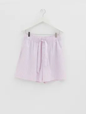 Poplin Pyjamas Shorts in Capri Stripes