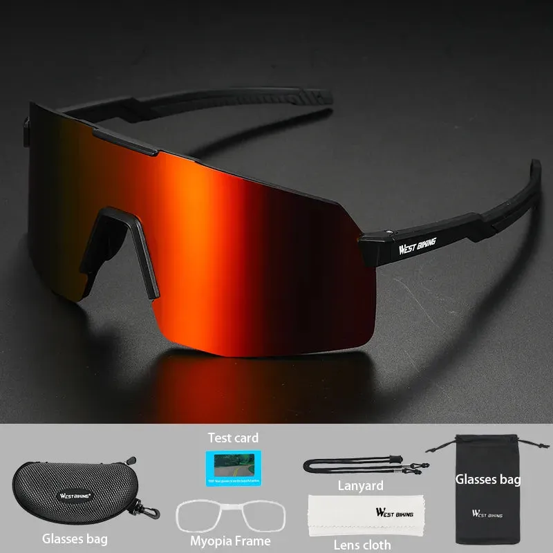 Professional Polarized Cycling Glasses MTB Road Bike Eyewear Sport UV400 Sunglasses Motorcycle Bicycle Goggles