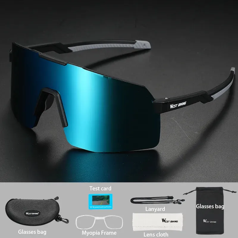 Professional Polarized Cycling Glasses MTB Road Bike Eyewear Sport UV400 Sunglasses Motorcycle Bicycle Goggles