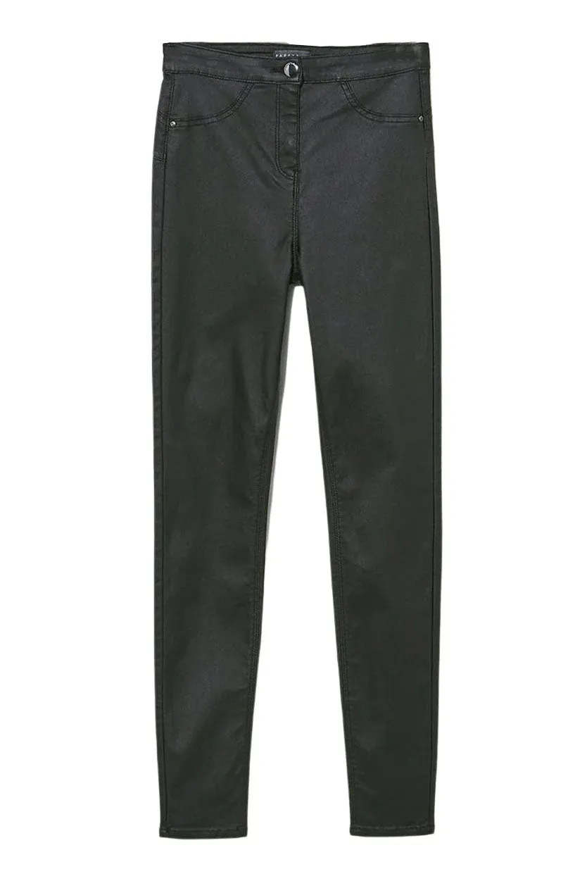 PU Coated Jeggings/Jeans