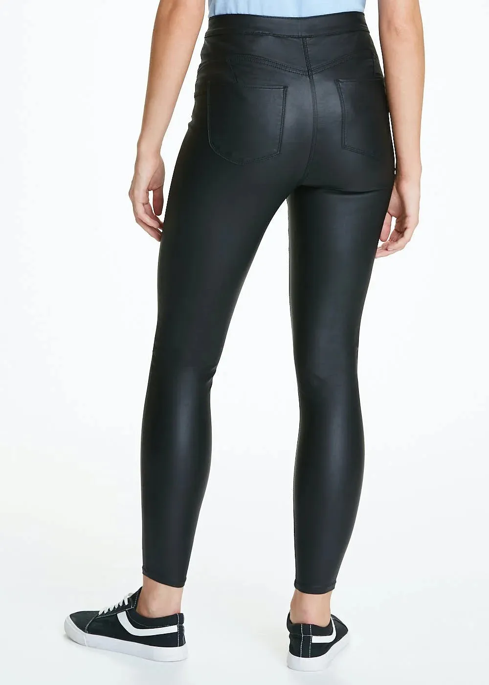 PU Coated Jeggings/Jeans