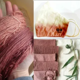 Reusable Facemask - Eucalyptus leaf dyed