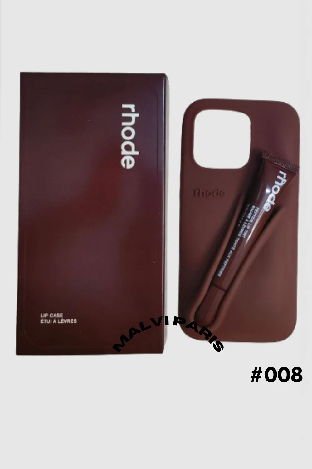 Rho DUO GIFT SET IPHONE 11 /12 CASE LIPGLOSS – Toast, Ribbon, Raspberry Jelly & Espresso