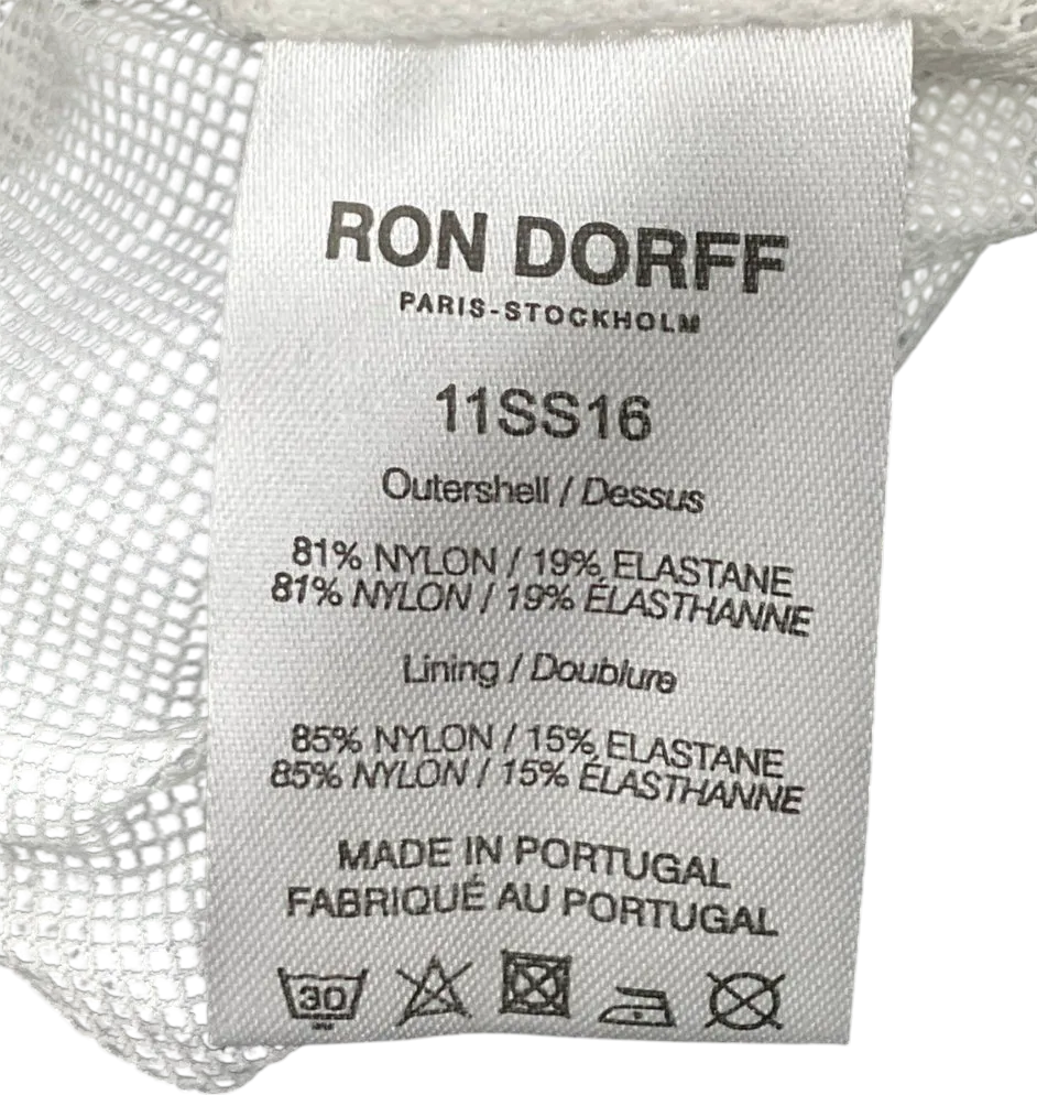 Ron Dorff Black Swim Shorts UK M
