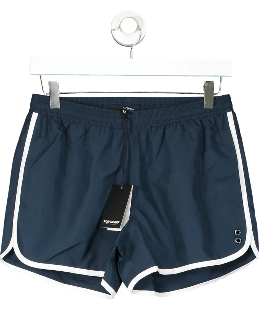 Ron Dorff Blue Marathon Swim Shorts Navy UK XS