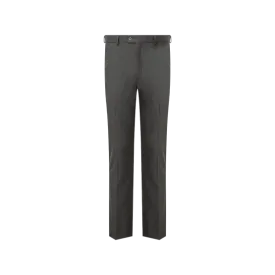 Senior Boys Slim Fit School Trousers - Grey