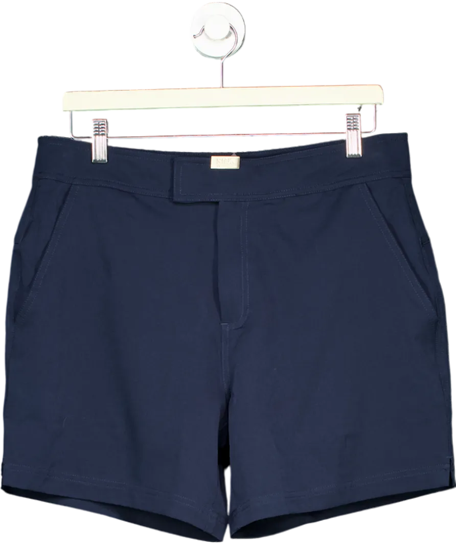 Sink Blue Tailored Swim Shorts UK M