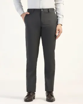Slim Comfort B-95 Formal Charcoal Textured Trouser - Cadillac