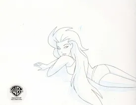 Superman the Animated Series Original Production Drawing: Volcana