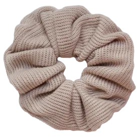Sweater Scrunchie in Beige