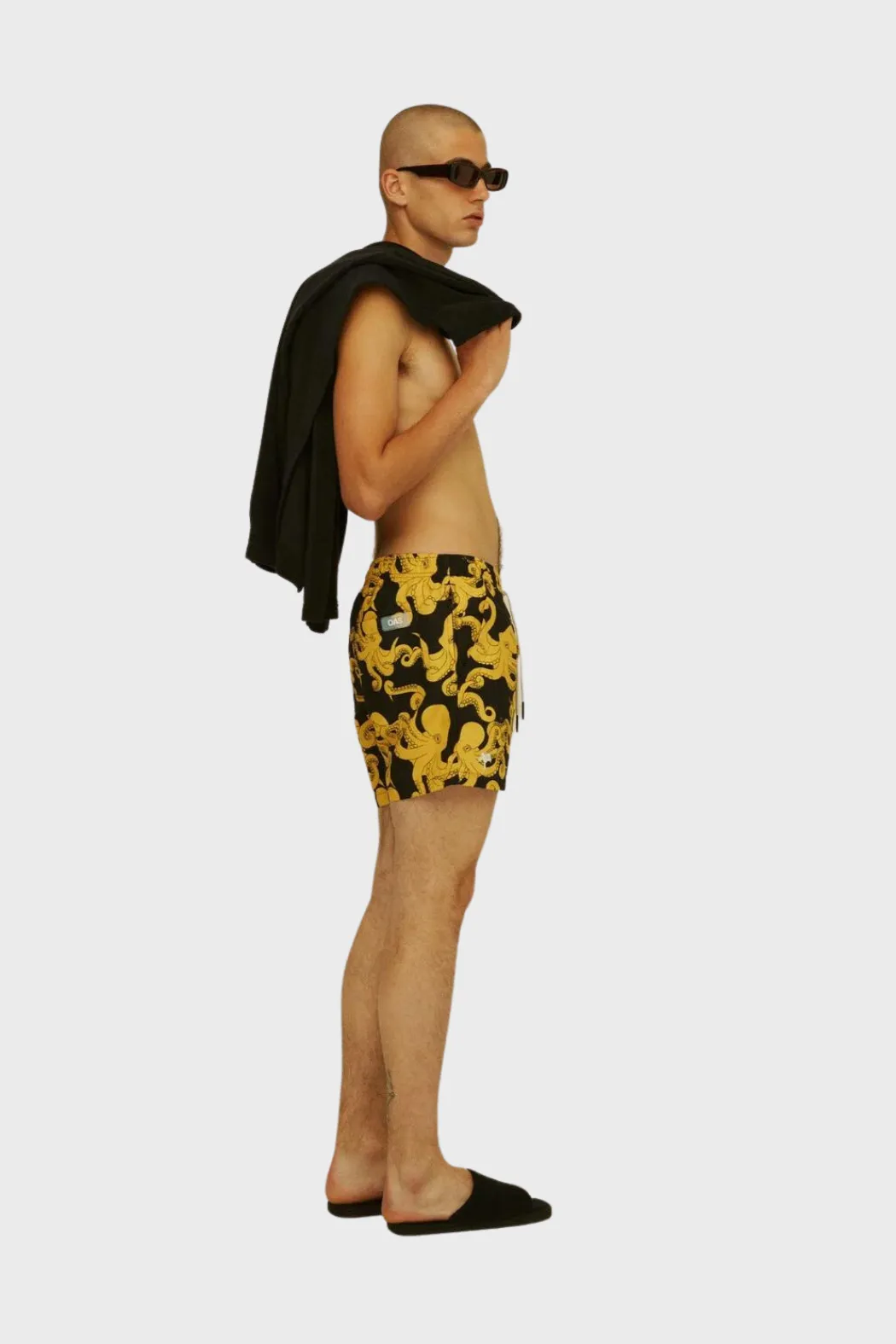 Swim Shorts in Black Octo