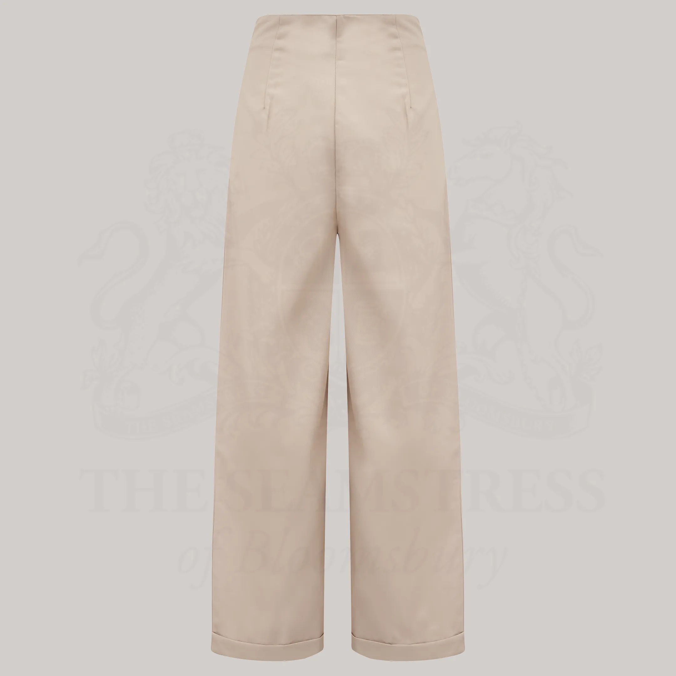 Tailored Audrey Trousers in Stone