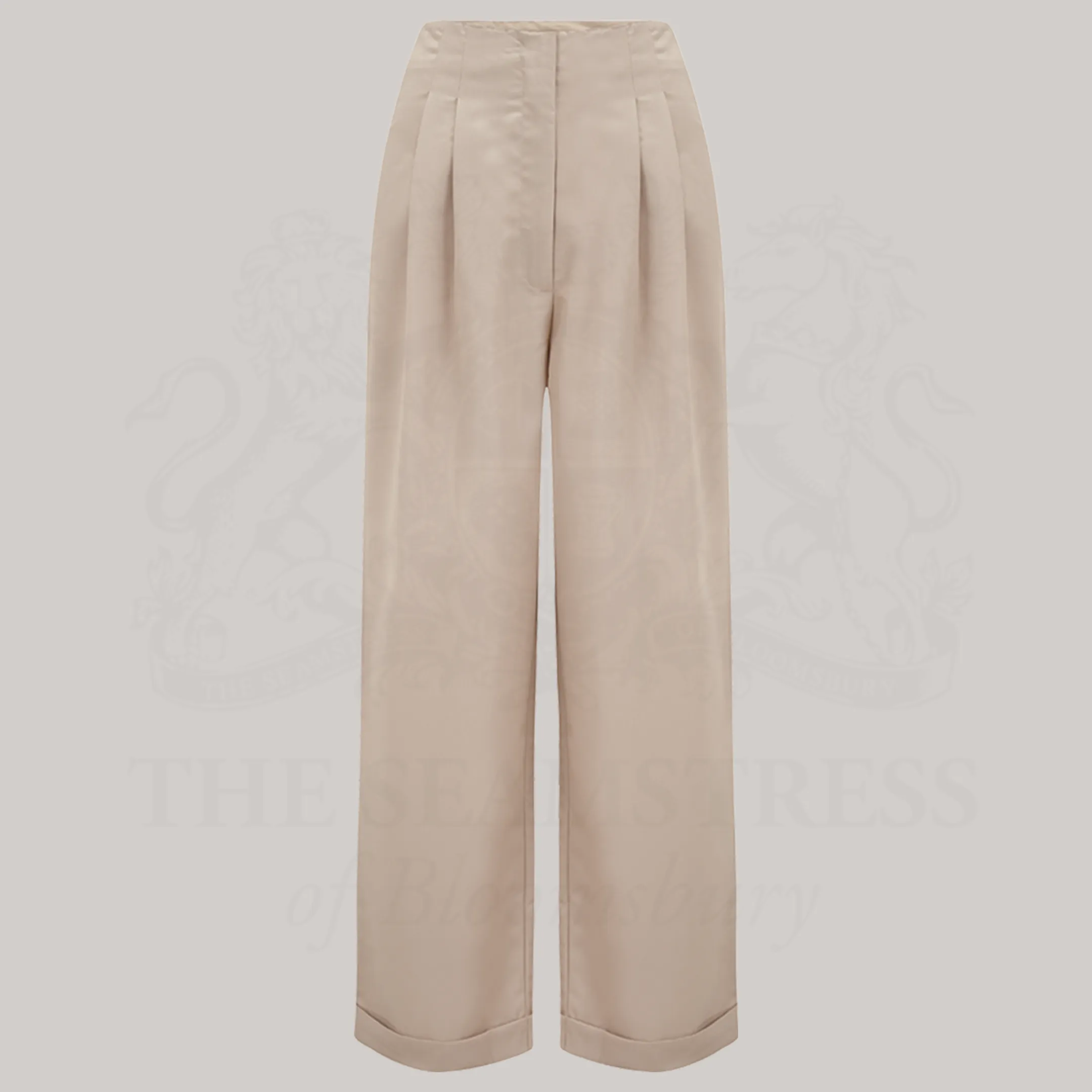Tailored Audrey Trousers in Stone