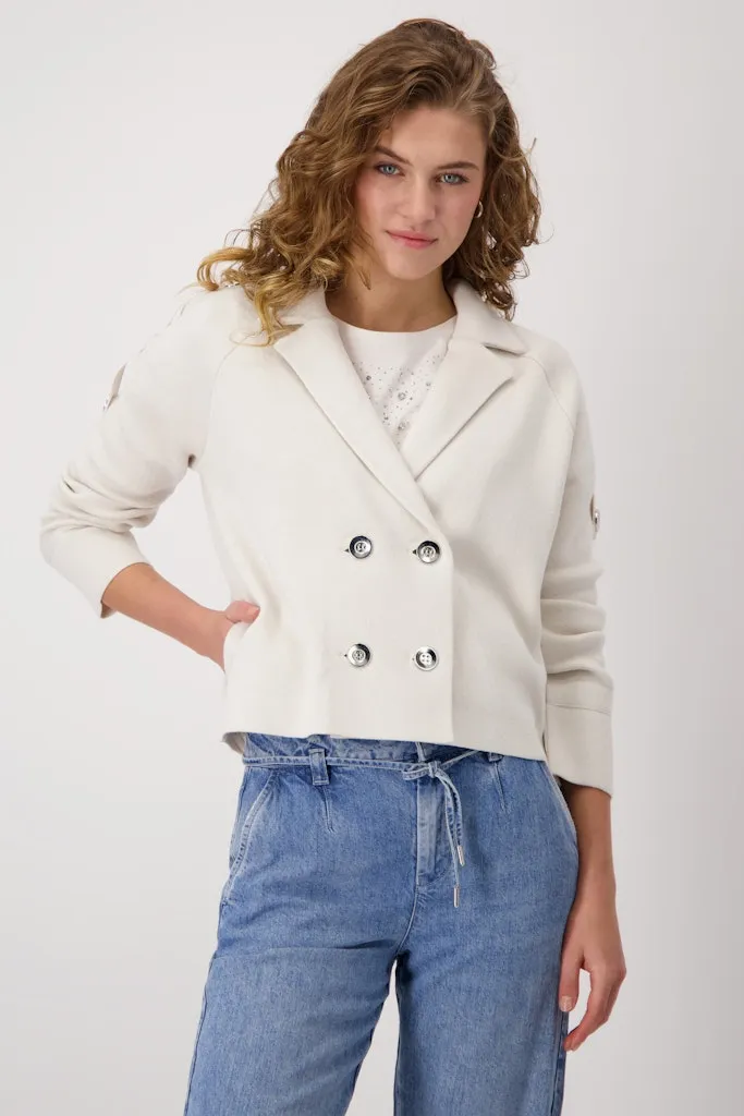 Trench Style Jacket - Creamy Beige