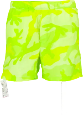 Valentino Neon Green Camo Swim Shorts UK S/M