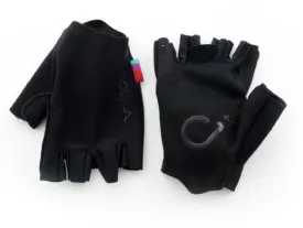 VELOCIO SIGNATURE SUMMER FINGERLESS RACE BLACK GLOVES ACCESSORY