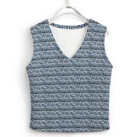 Women's Long Sleeve Button Knit Vest | Elegant Layering Staple